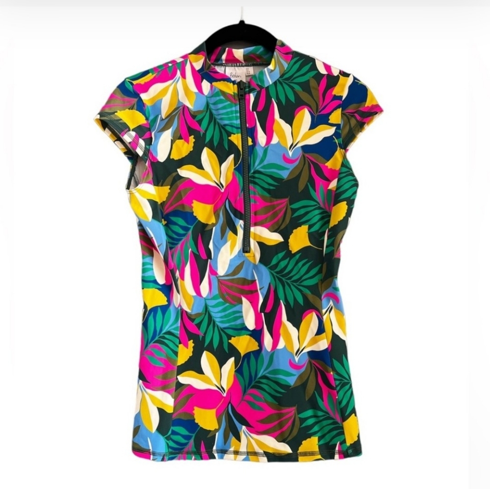 Boden • Tilos Short Sleeve Floral Rash Guard